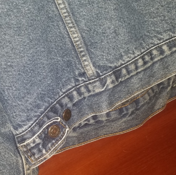 Vntg. Levi's 527 Trucker Blanker Lined Jacket - Picture 10 of 13